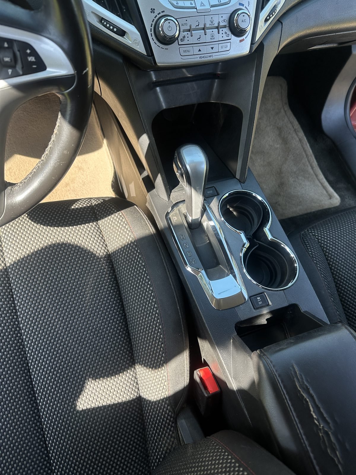 Car interior after Zane's Detailing deep clean